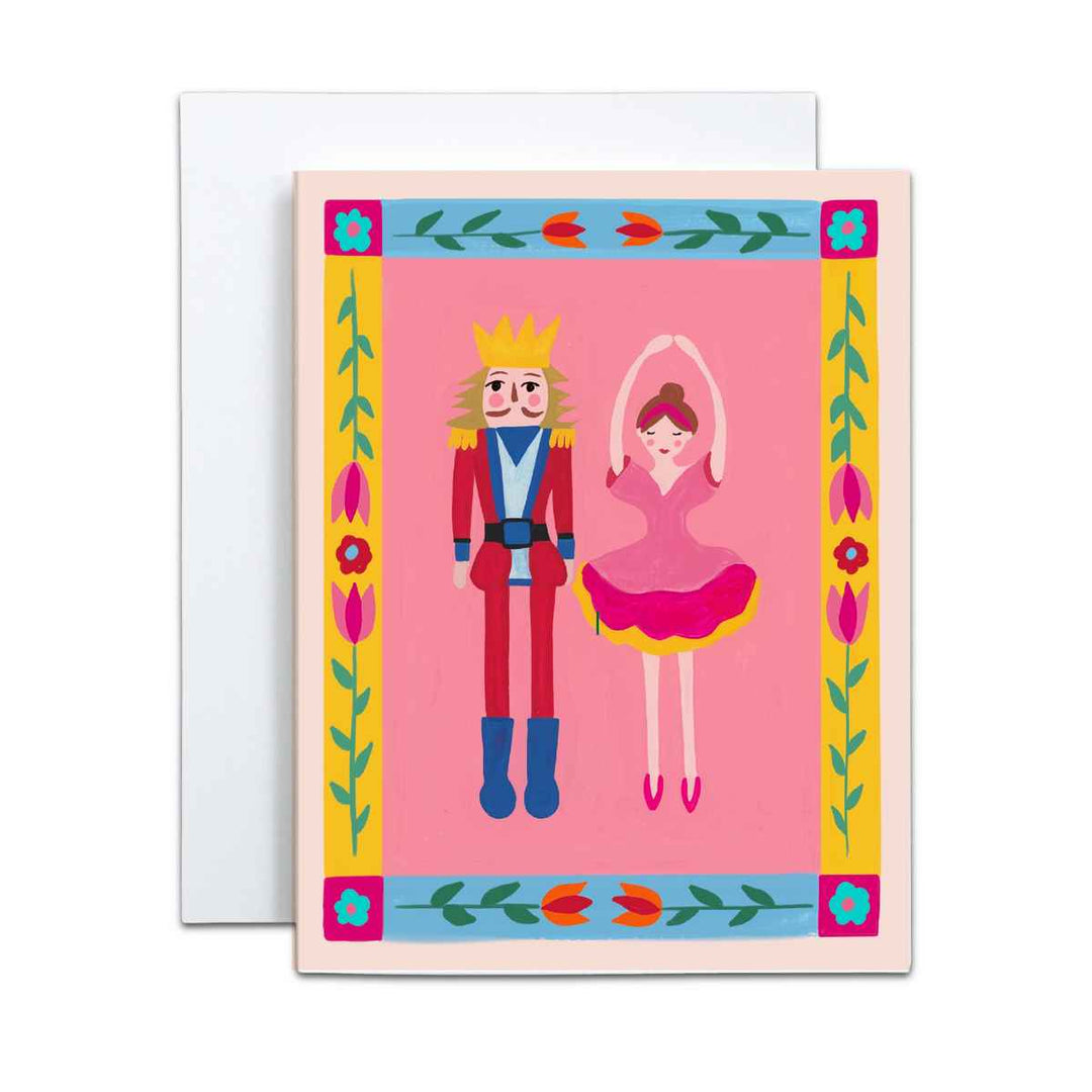 Nutcracker and Ballerina card