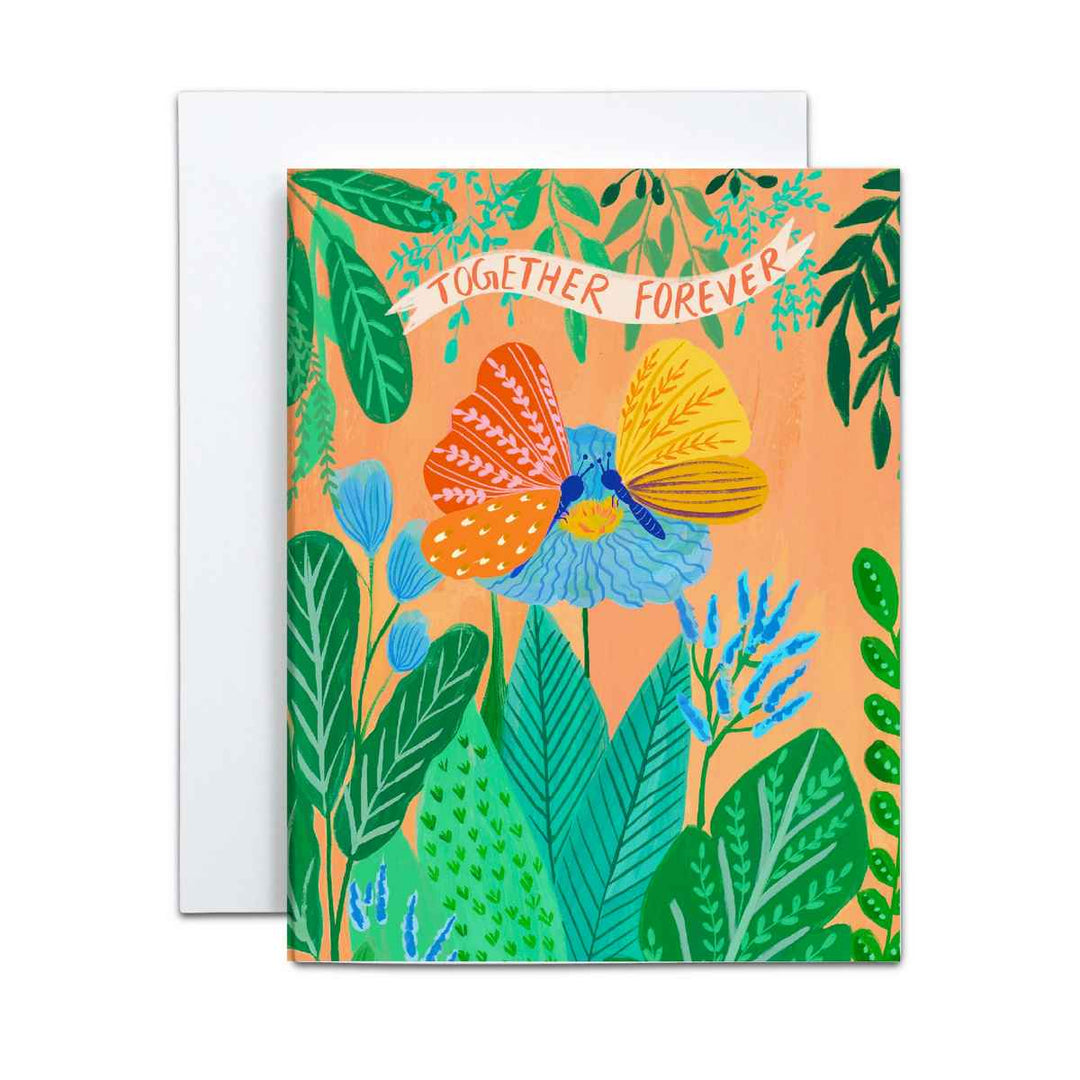 Together forever greeting card