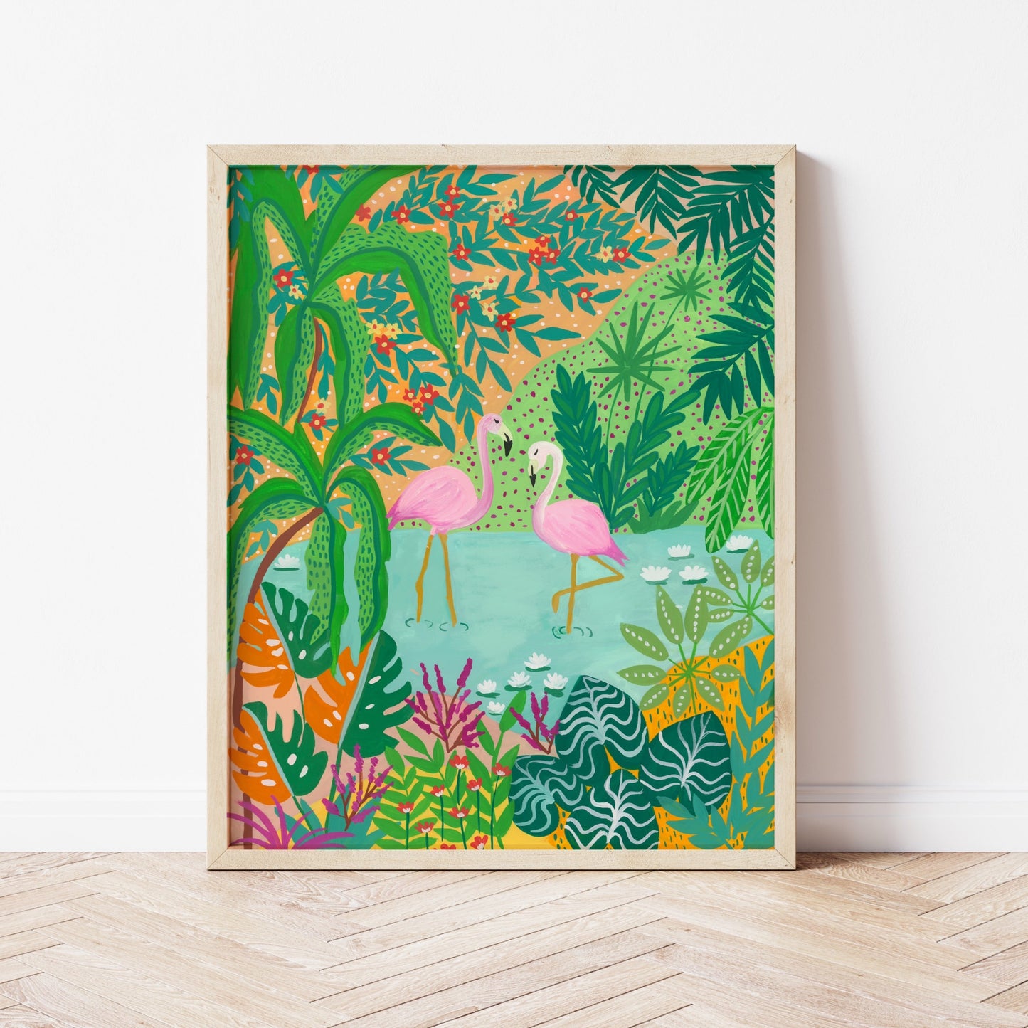 Flamingo love - Nabeela Rumi