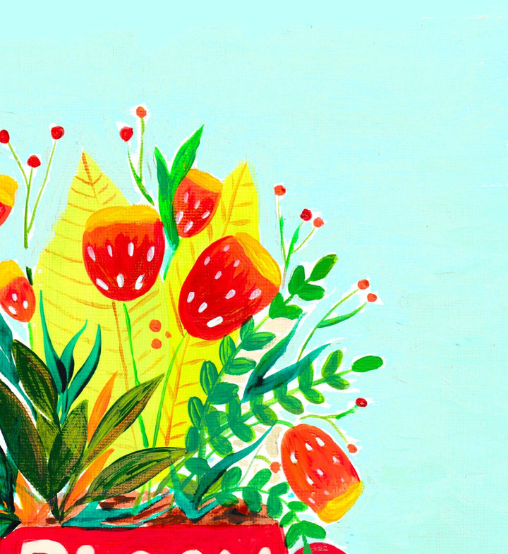 Bloom where you are planted quote - Nabeela Rumi