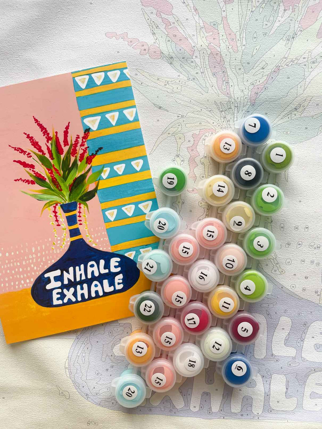 Inhale Exhale Paint By Numbers Kit