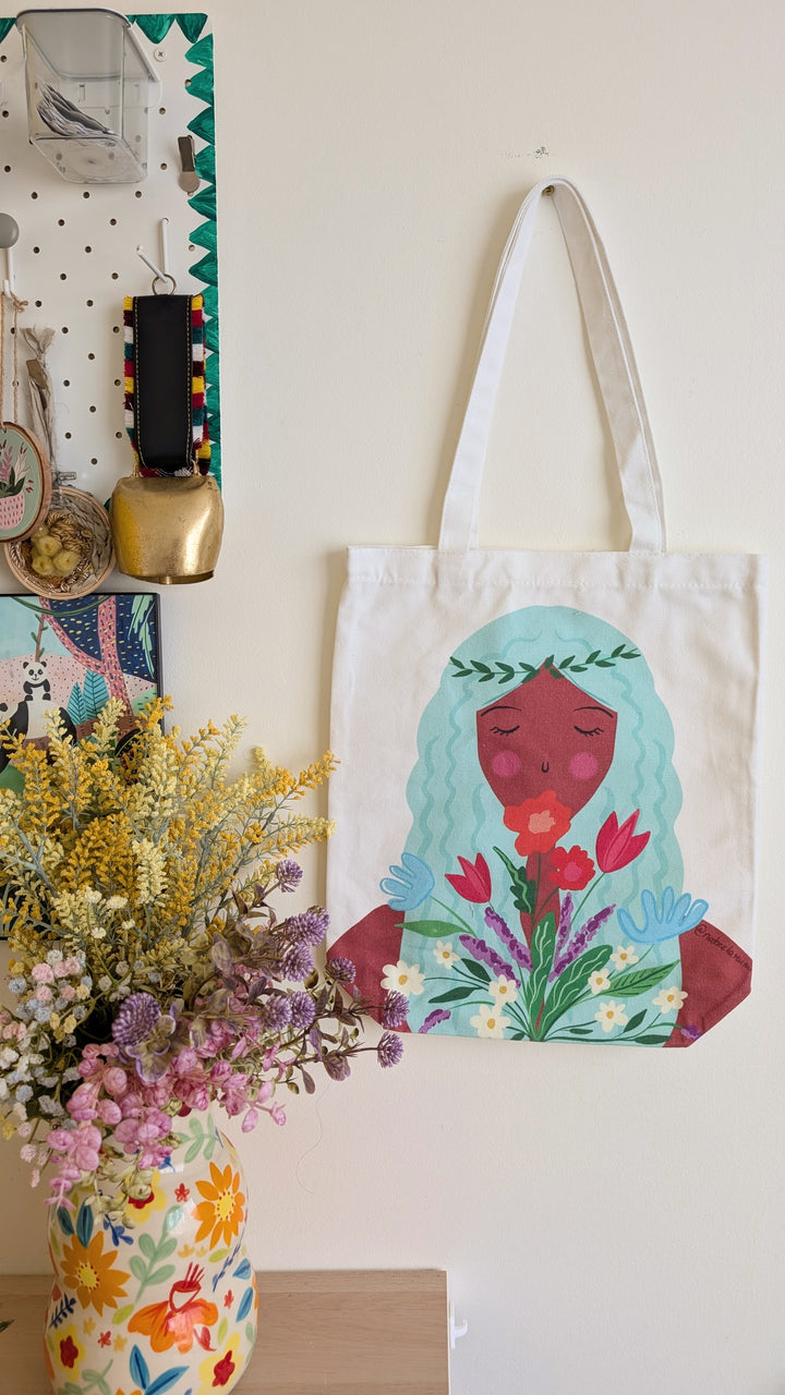 Wild child tote bag