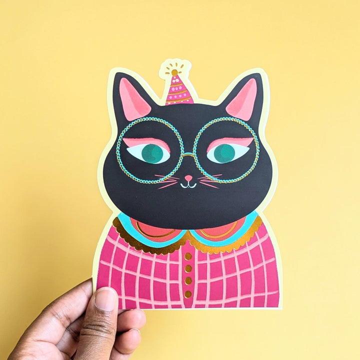 Birthday cat card