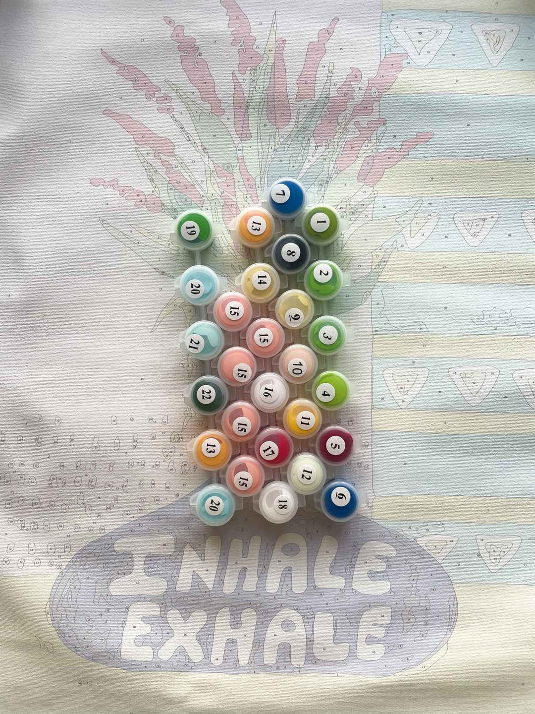 Inhale Exhale Paint By Numbers Kit
