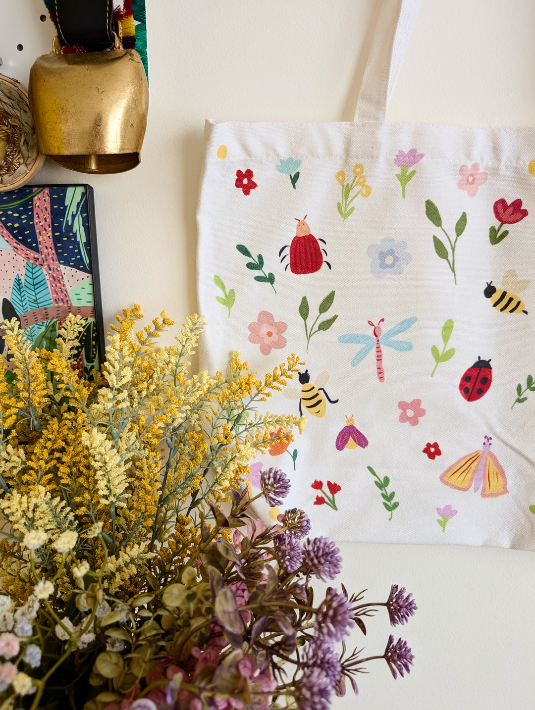 Spring tote bag