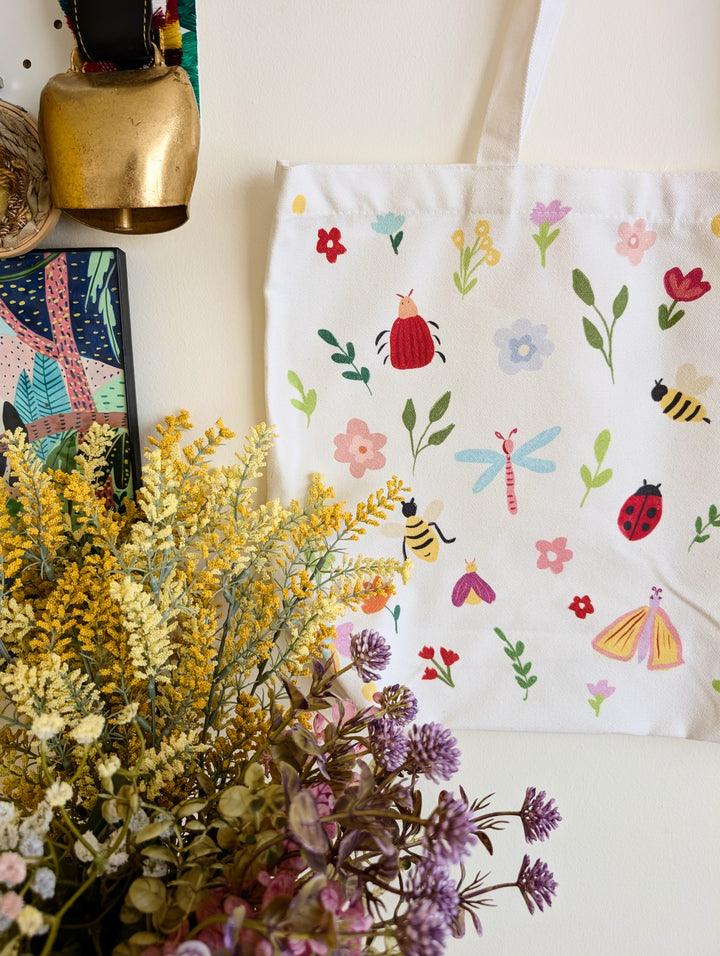 Spring tote bag