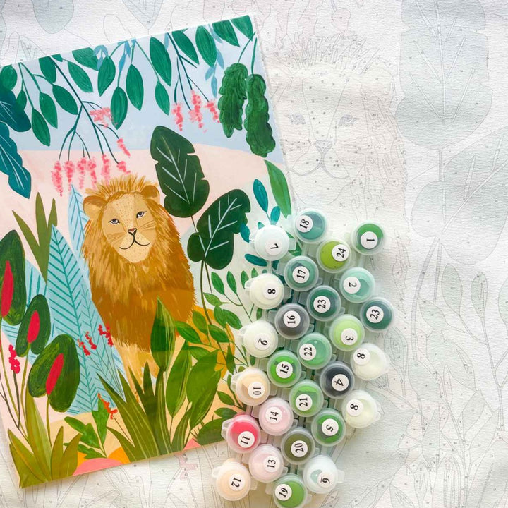 Lion Paint By Numbers Kit