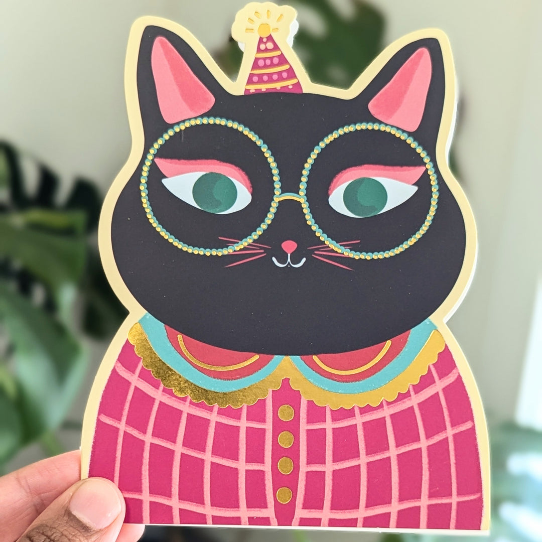 Birthday cat card