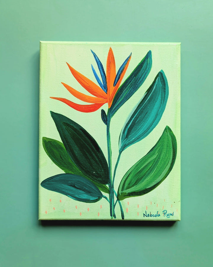 Bird of Paradise Original Painting