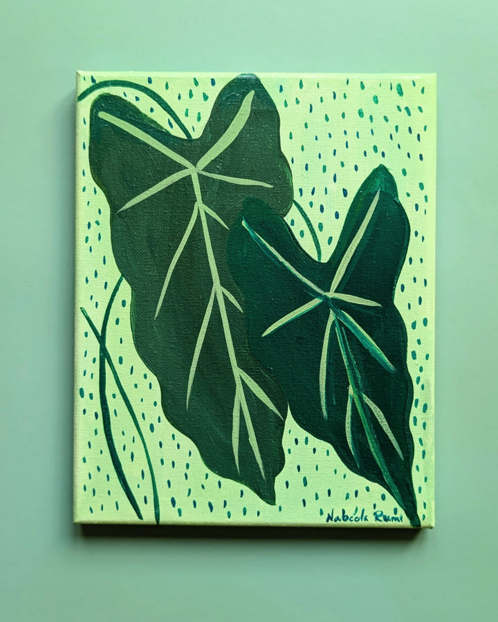 Alocasia original painting