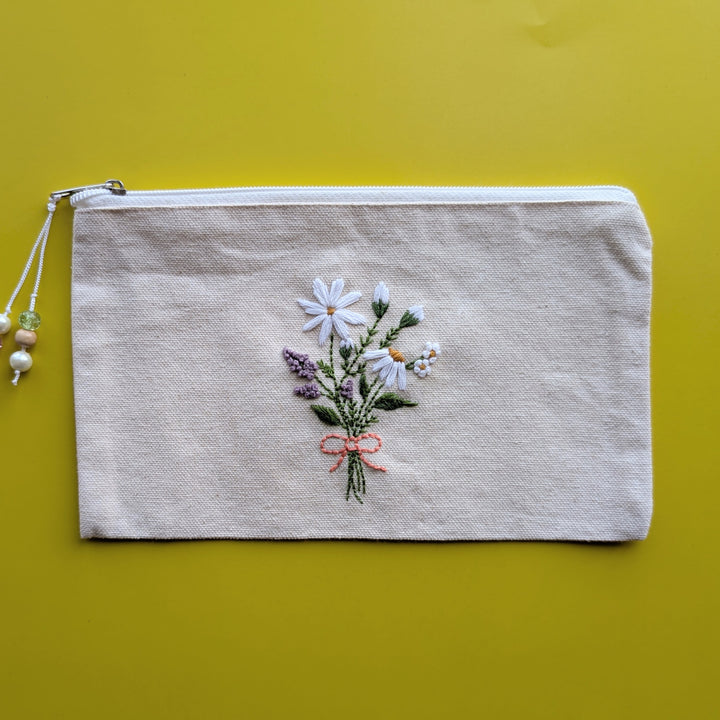 Daisy bunch wild flower Pouch kit