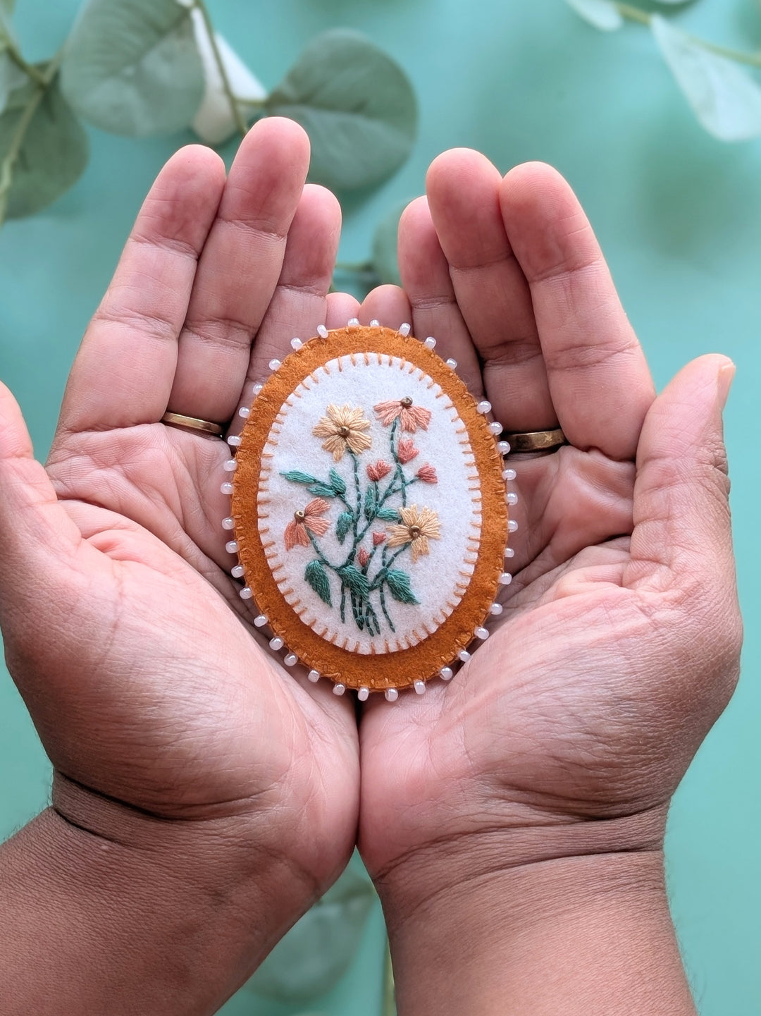 Vintage Flowers Brooch kit