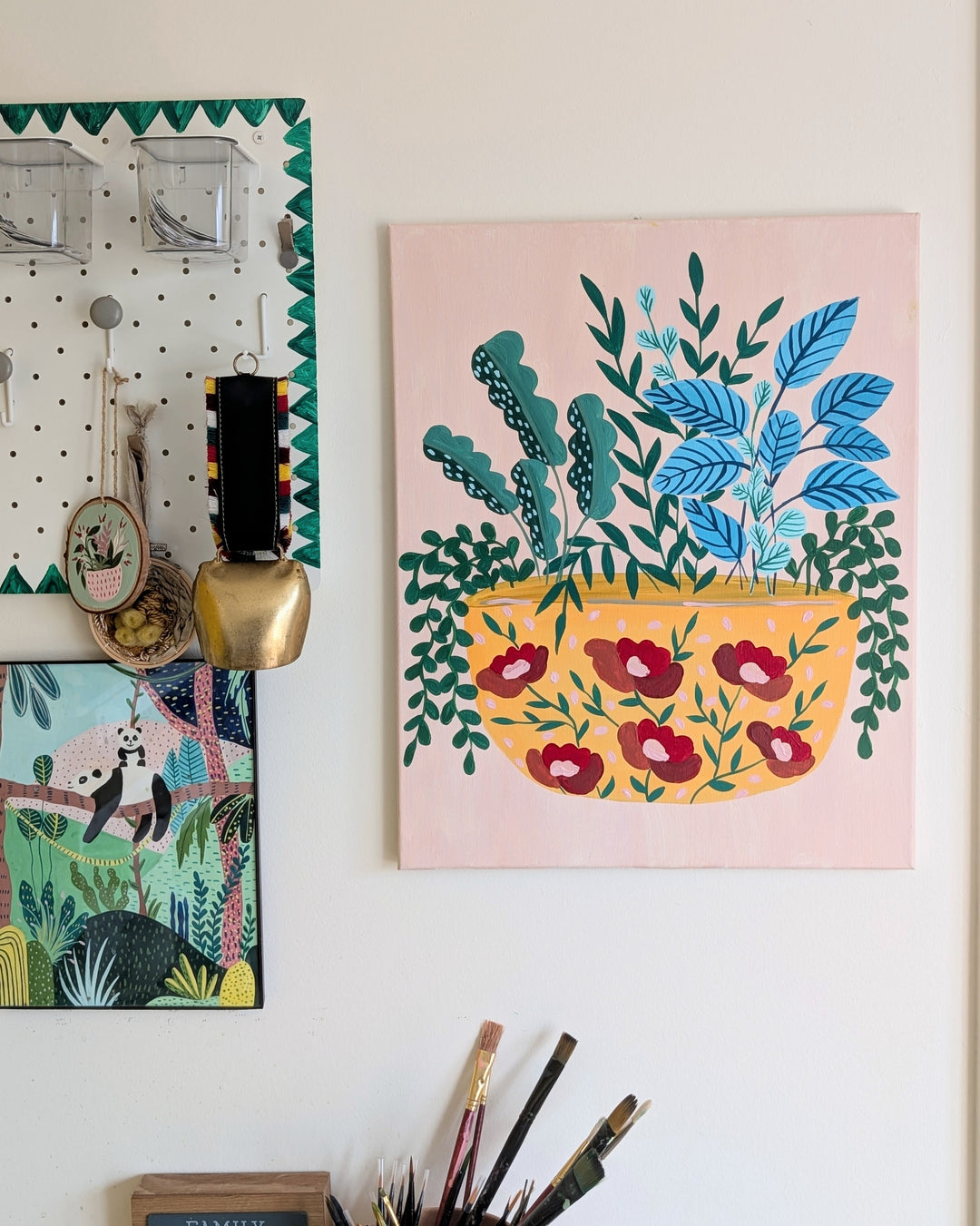 Homegrown Happiness original painting