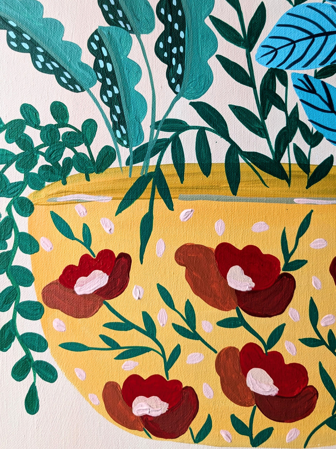 Homegrown Happiness original painting