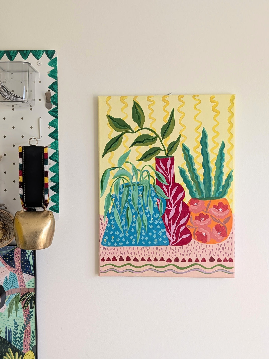 Pocket Garden original painting