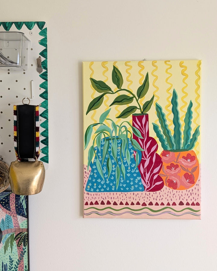Pocket Garden original painting