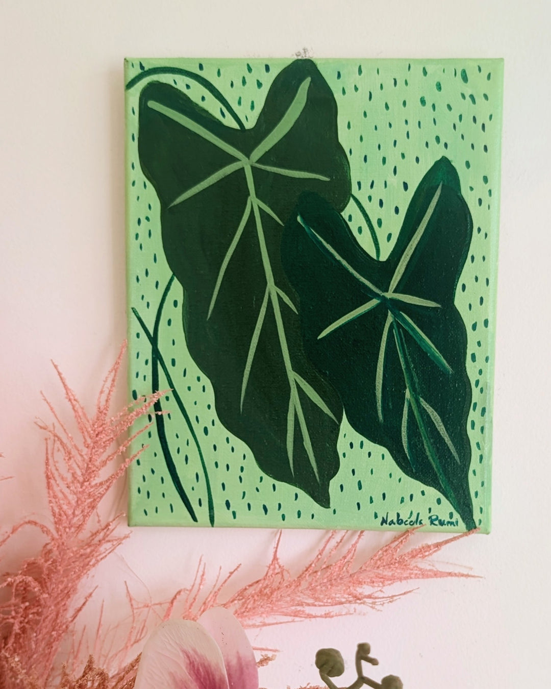 Alocasia original painting