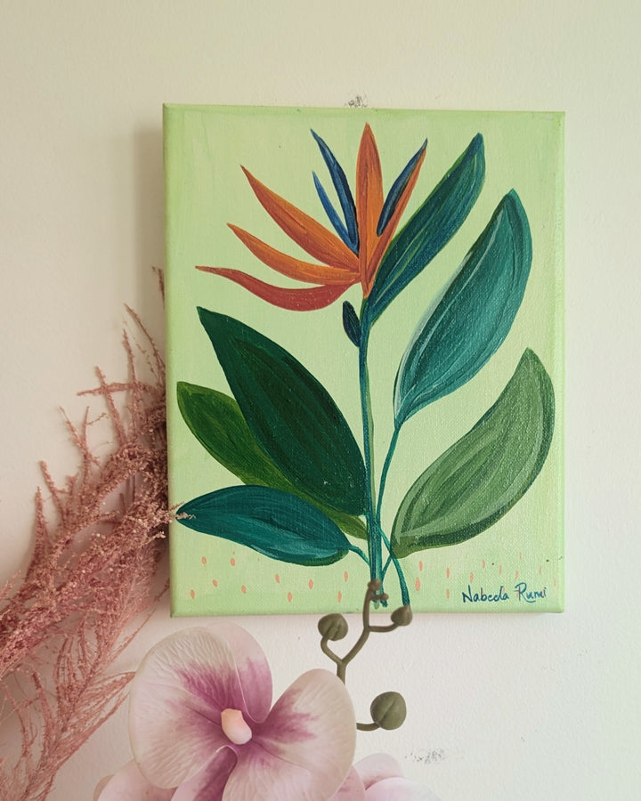Bird of Paradise Original Painting