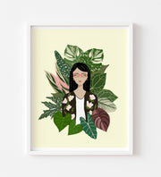 Custom Plant Mom Portrait - Nabeela Rumi