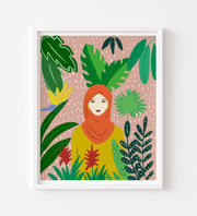 Personalized Plant Lady art - Nabeela Rumi