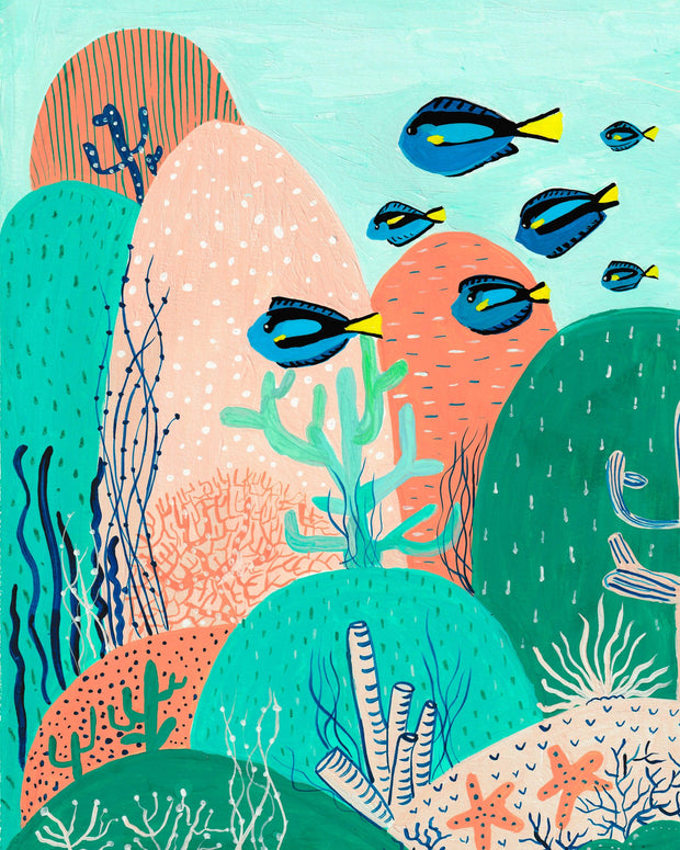 Blue tangs - Nabeela Rumi