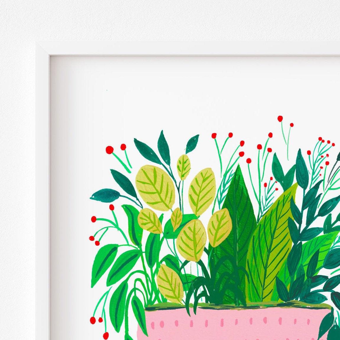 Assorted Potted Plants- Pink - Nabeela Rumi