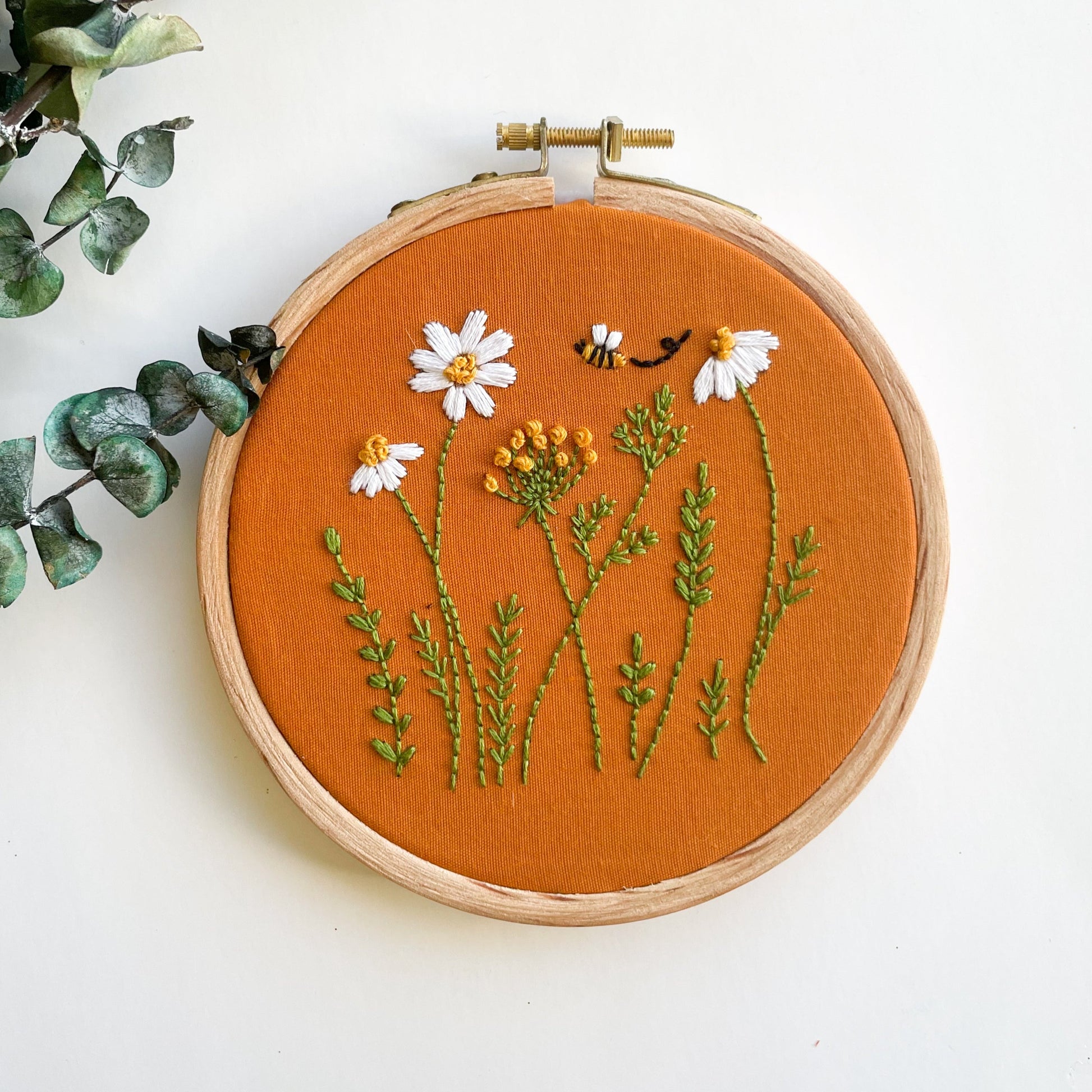 Wildflower embroidery kit - Nabeela Rumi